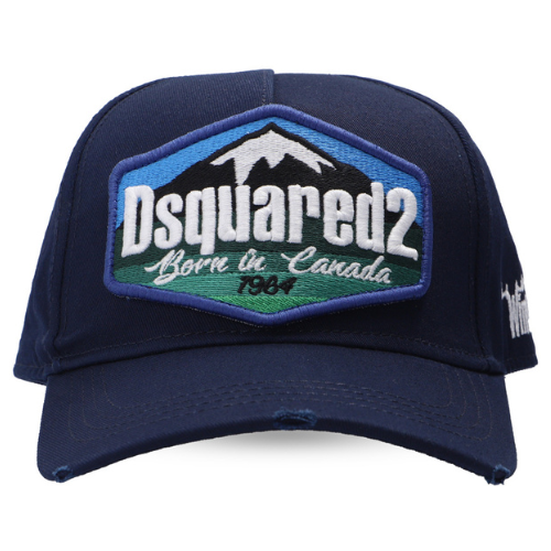 Dsquared2 Baseball Cap D2 Logo Blue