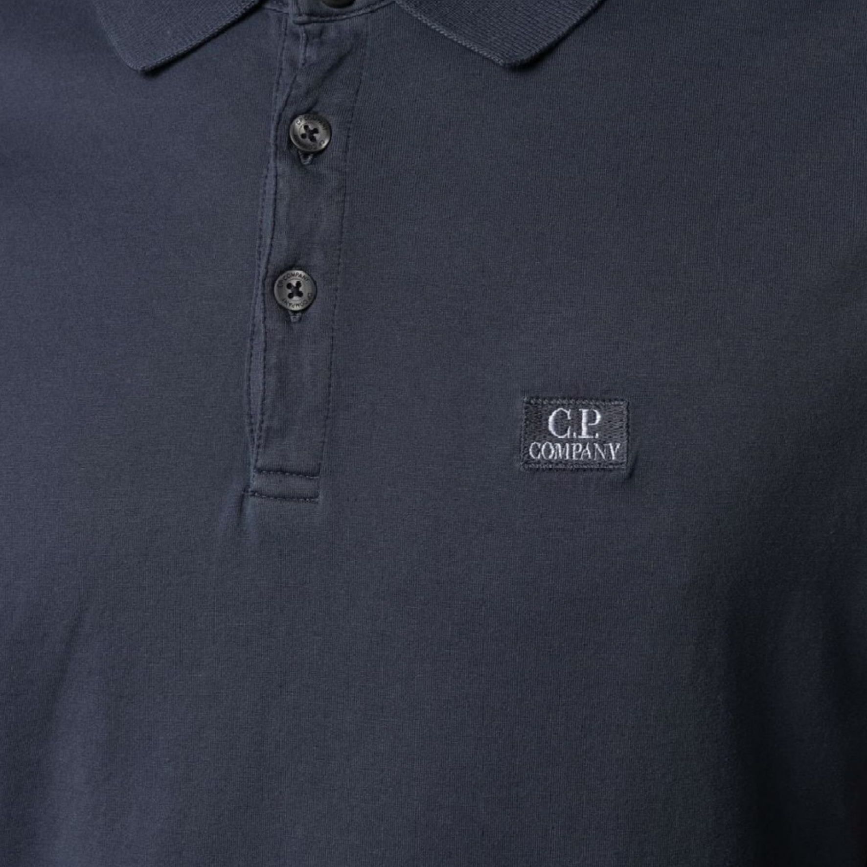 C.P. Company Stretch Short Sleeve Polo Shirt - Blue