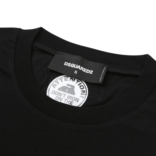 Dsquared2 T-shirt black with logo