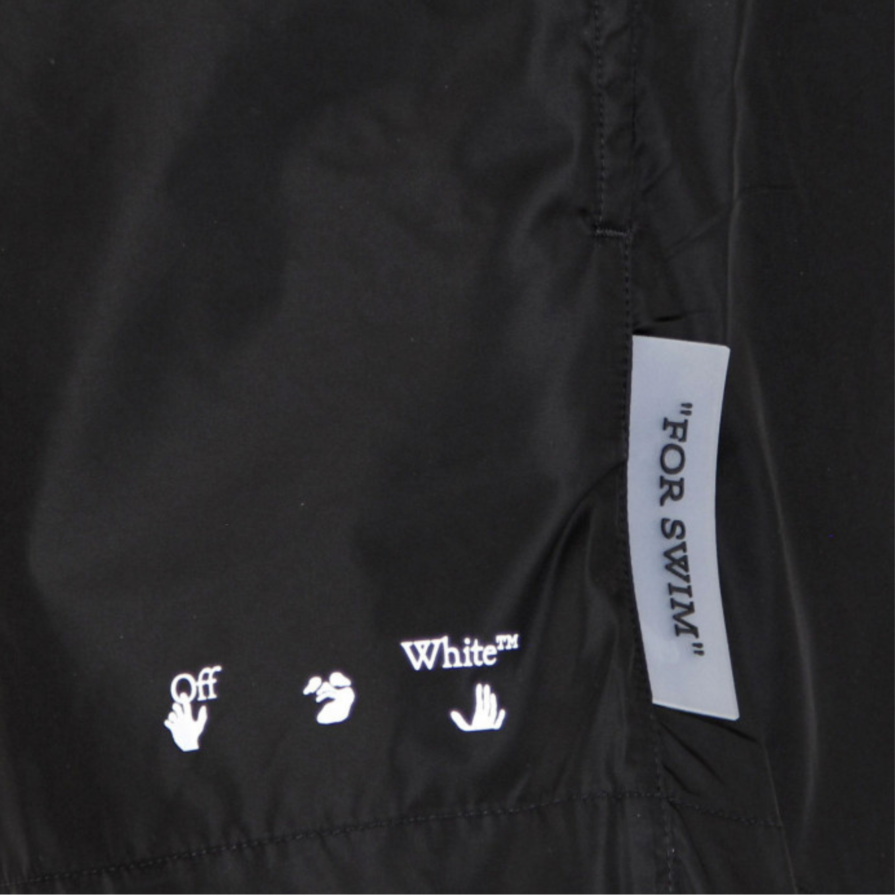 Off-White Swimshort with logo black