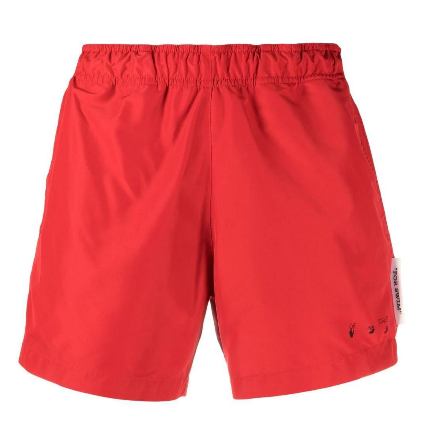 Off-White Swimshort with logo Red