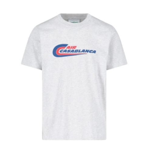 Casablanca Air Logo Print Crewneck T-Shirt
