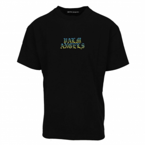 Palm Angels  Gothic Logo Print T-Shirt